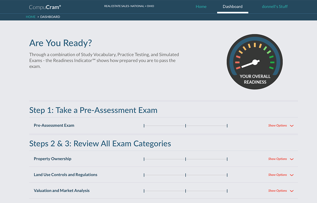 Real Estate Sales Exam Prep - Pearson VUE National Portion